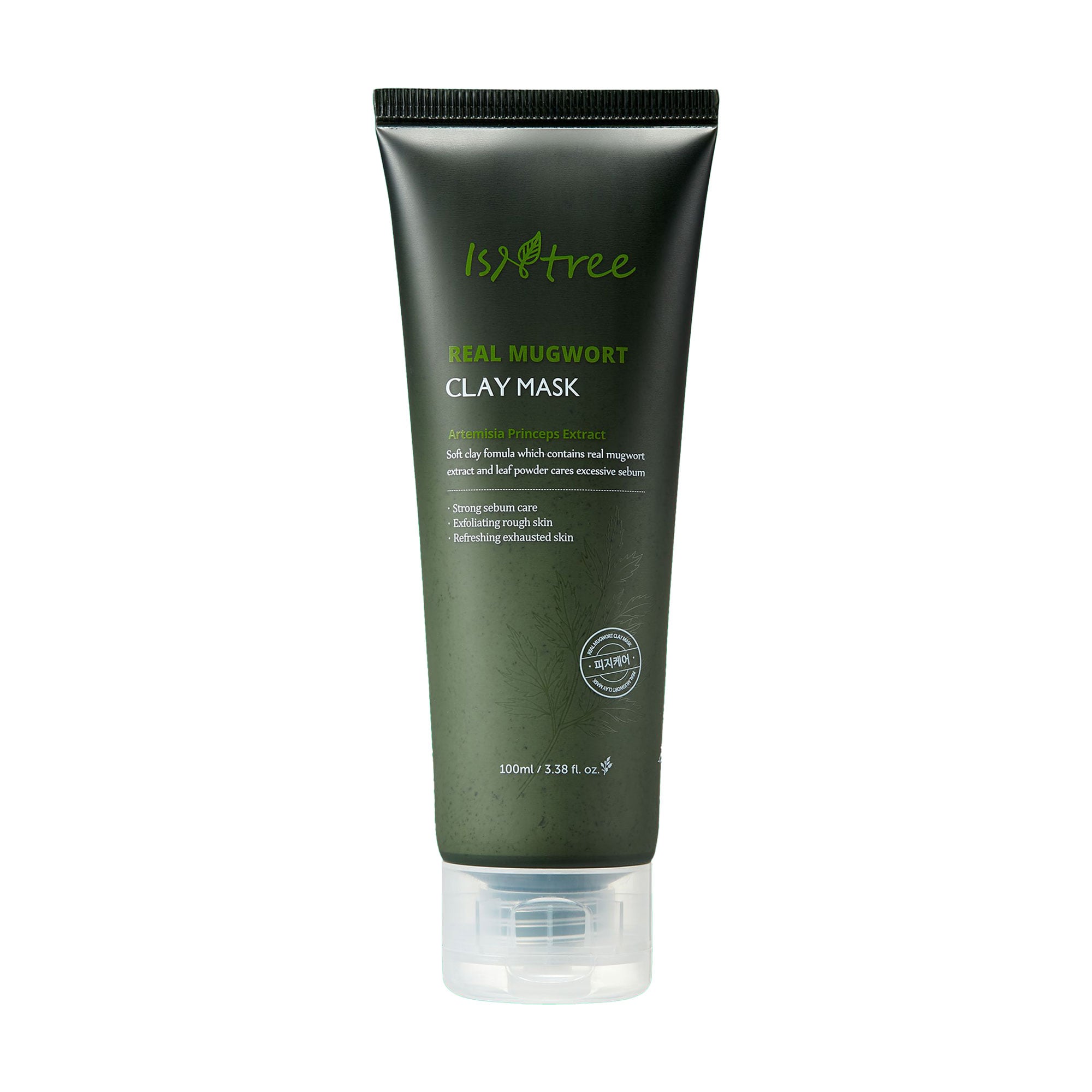 Глиняна маска для обличчя Isntree Real Mugwort Clay Mask з екстрактом полину, 100 мл